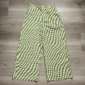 Urban Outfitters - Silky Wide Leg High Rise Pants